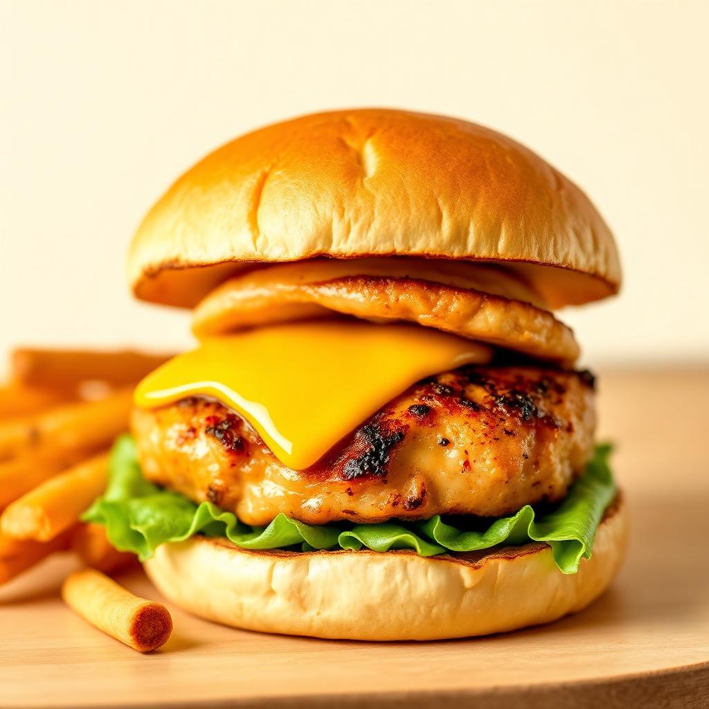 Chicken Cheese Burger